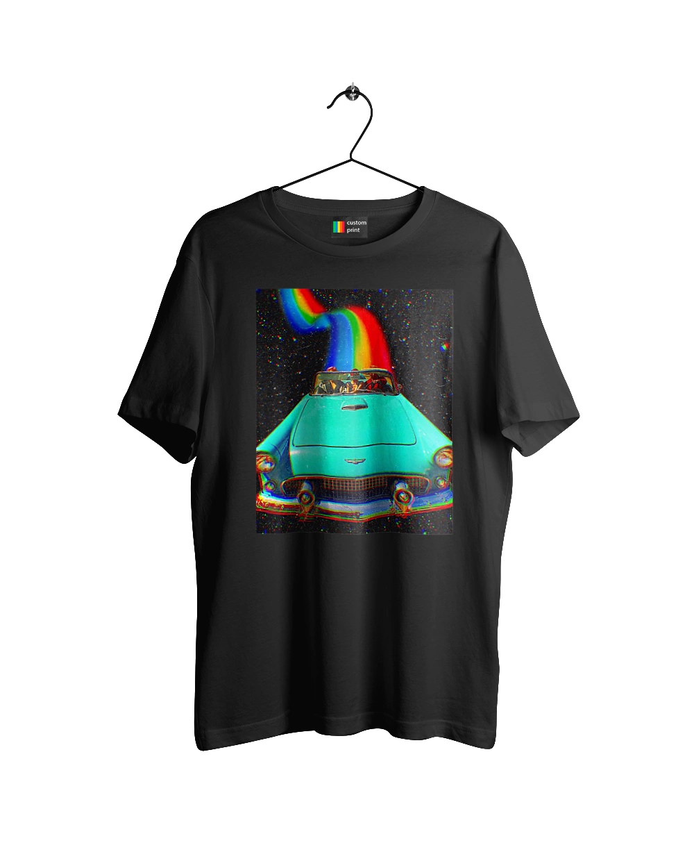 Картина, машина в космосе