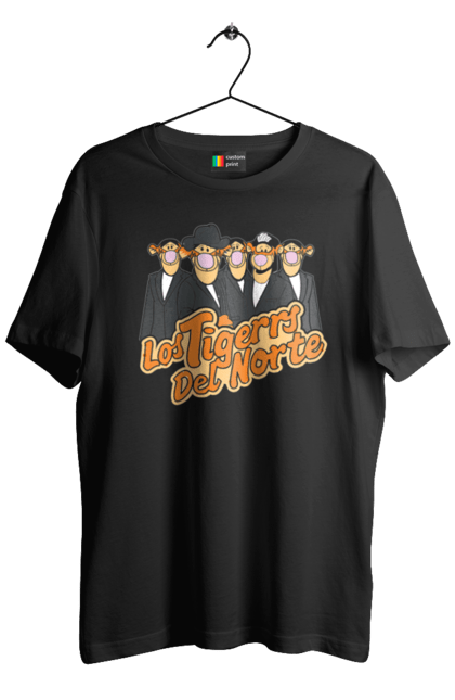 Футболка мужская с принтом Los Tigres Del Norte. Del norte, los tigres, norteño, группа, мексика, мексиканская музыка, музыка, нортеньо, саксофон. 2070702