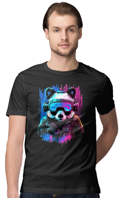 Панда в VR шолом