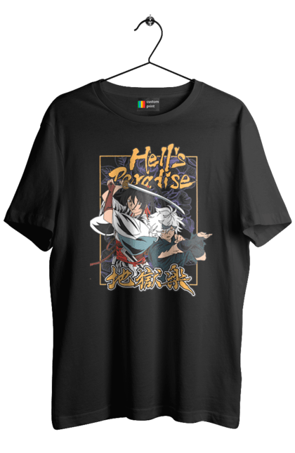 Men's t-shirt with prints Hell's Paradise. Anime, anime, hell paradise, hell s paradise, hell`s paradise, hell`s paradise, manga. 2070702