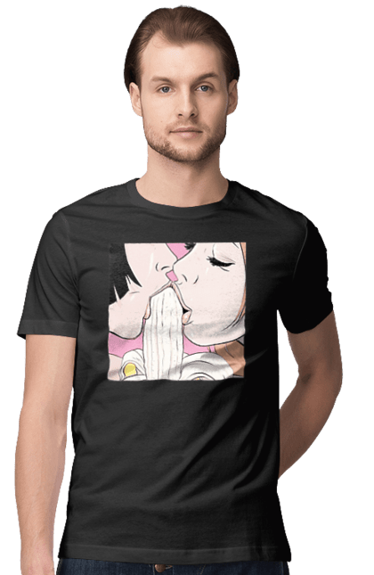 Футболка чоловіча з принтом "Дівчата Їдять Банан". Лизати, смоктати. 2070702