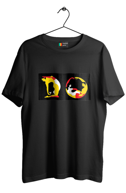 Футболка чоловіча з принтом "Розтяжка По Дорослому". Пози, розтяжка. 2070702