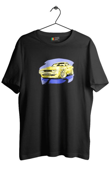 Футболка чоловіча з принтом "Український спорткар". Додж челенджер, машина, машини арт, потужність, спортивне авто, спорткар, українське авто, швидкість. 2070702