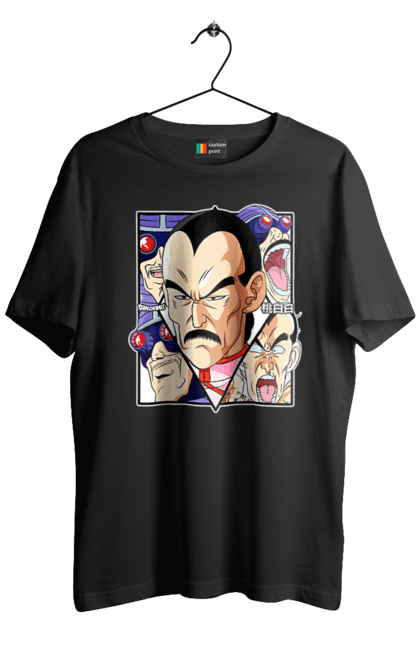 Men's t-shirt with prints Dragon Ball Tao Pai Pai. Anime, dragon ball, goku, manga, mercenary tao, tao pai pai, tv series, vegeta. 2070702