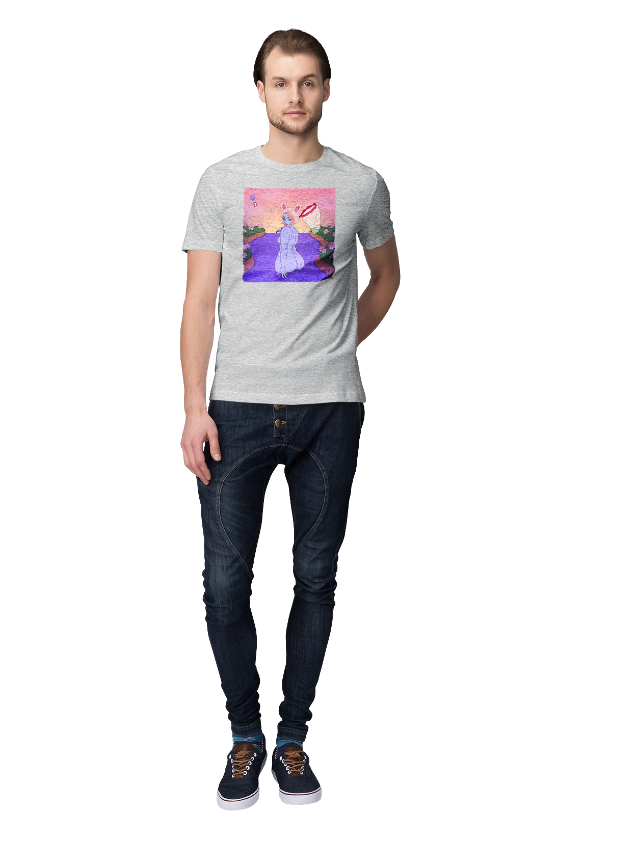 Purple Girl On The Hunt