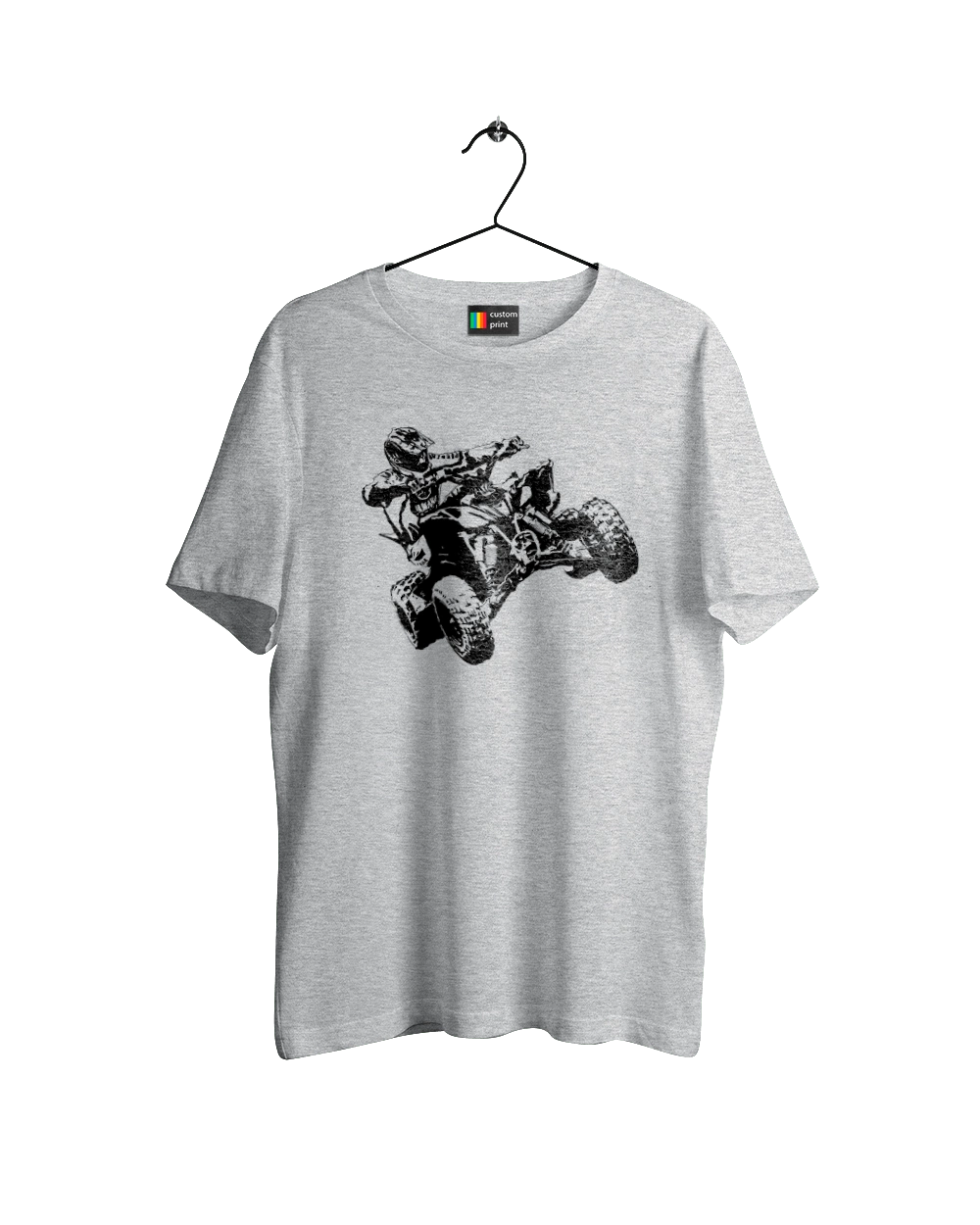 Людина На Квадроциклі Чорний