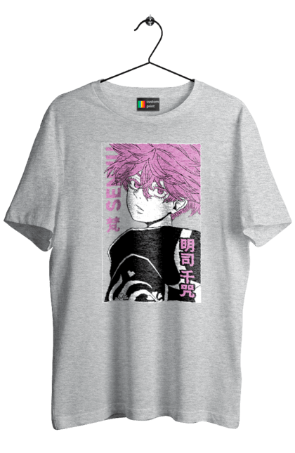 Men's t-shirt with prints Tokyo Avengers Senju Kawaragi. Action movie, anime, fantasy, game, manga, senju kawaragi, thriller, tokyo avengers, tokyo revengers, tv series. 2070702