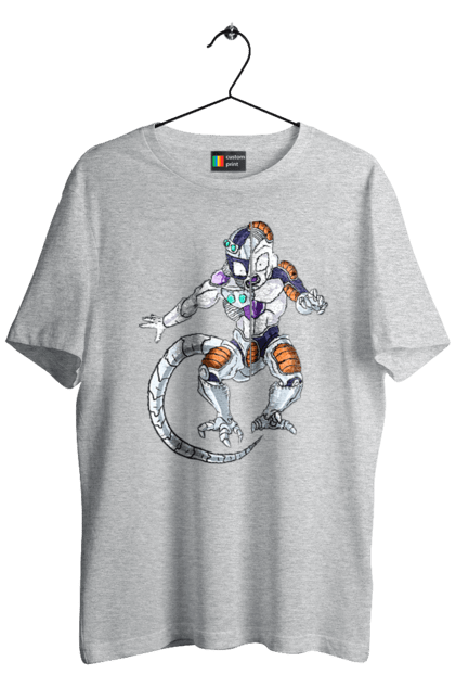 Men's t-shirt with prints Dragon Ball Frieza. Anime, dragon ball, frieza, manga, tv series. 2070702