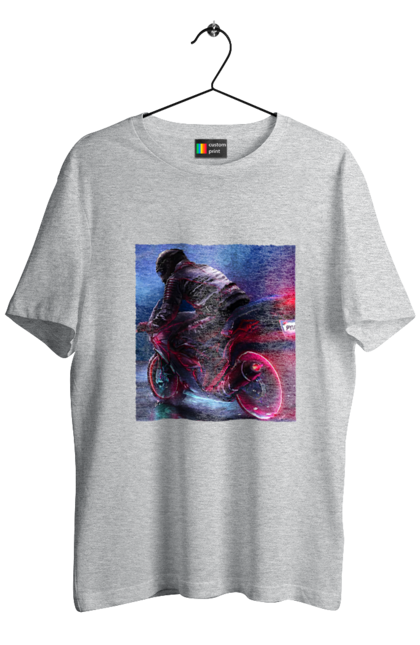 Футболка чоловіча з принтом "Мотоцикл". Motolove, мотолов, мотоцикл, опві, україна. 2070702