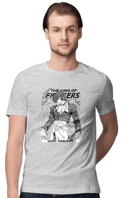 Men's t-shirt with prints The King of Fighters Iori Yagami. Game, iori yagami, king of fighters, rivals, video game. 2070702