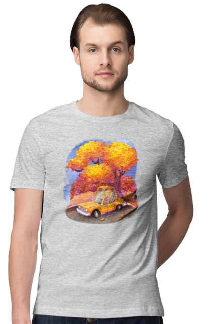 Осень Машина Дерево