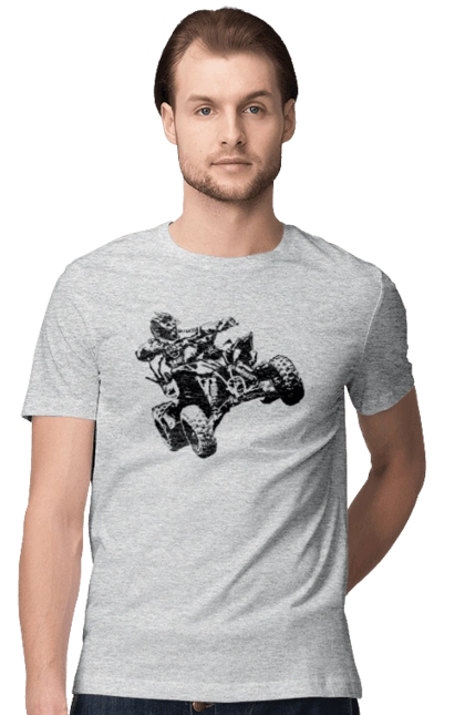 Людина На Квадроциклі Чорний