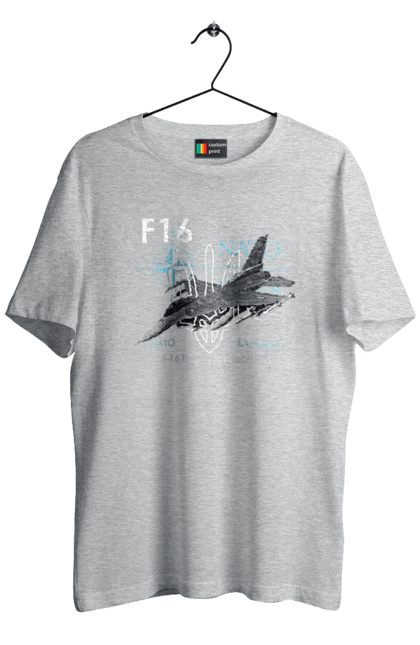 Men`s t-shirt with prints F16. F16, howitzer, nasams, suzanne, zaluzhny, zuzana. 2070702