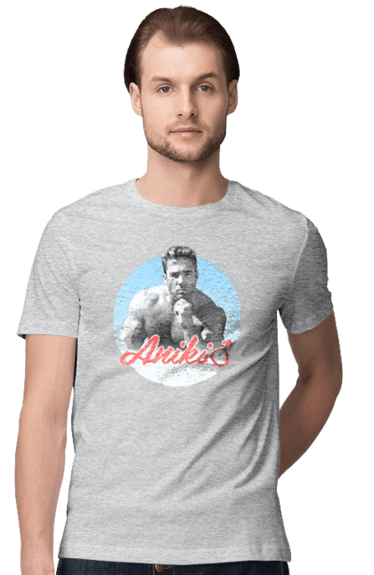 Футболка чоловіча з принтом "Біллі Херрінгтон". Аніки, біллі, біллі херрінгтон, гачі, гачімучі, гумор, прикольна, херрінгтон. 2070702