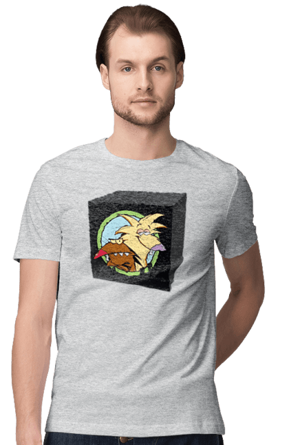 Футболка чоловіча з принтом "Black Box". Black box, бобер, боєприпас, коробка, повернись живим. 2070702