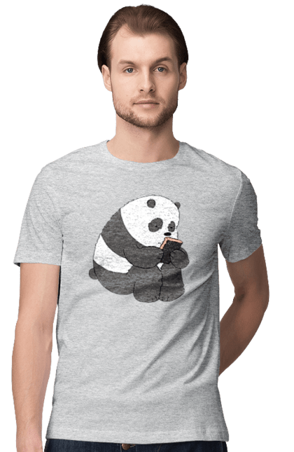 Футболка чоловіча з принтом "Панда". Panda, медведь, мишка, панда. futbolka.stylus.ua