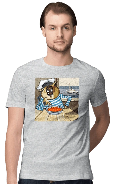 Cat Sailor, On The Ship Eats Red Caviar