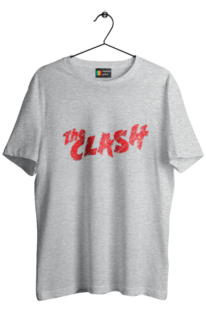 Men's t-shirt with prints The Clash. Clash, dub, group, music, punk, punk rock, reggae, rock, rock`n`roll. 2070702