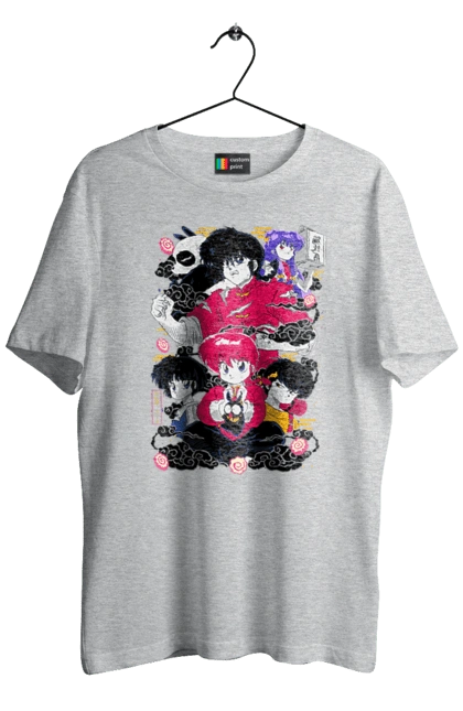 Футболка мужская с принтом Ранма 1/2. Shampoo, аниме, боевик, комедия, манга, мистика, ранма, романтика. 2070702