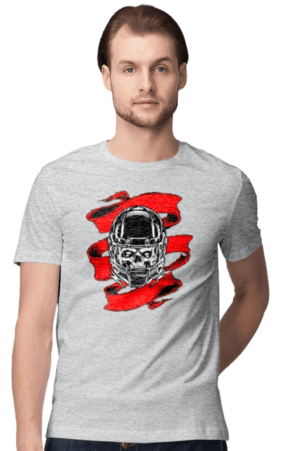 Череп в мотошоломі