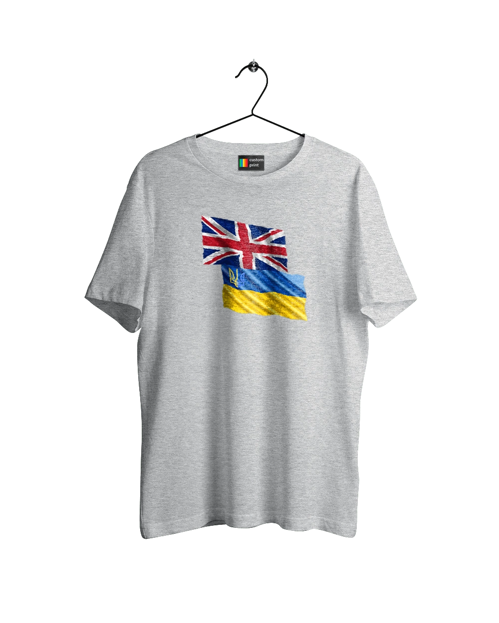 Flag United Kingdom, Flag Ukraine, Support Ukraine