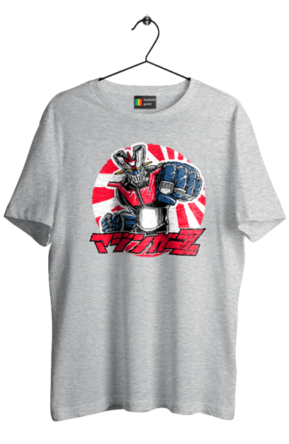 Men's t-shirt with prints Mazinger Z Grendizer. Anime, goldorak, goldrake, grendizer, manga, mazinger z, mecha, robots. 2070702