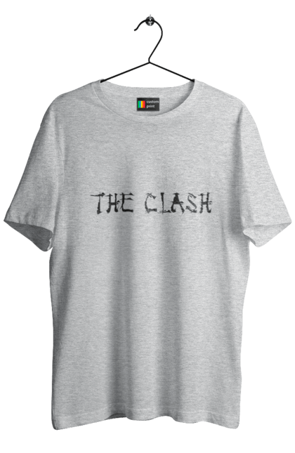 Men's t-shirt with prints The Clash. Clash, dub, group, music, punk, punk rock, reggae, rock, rock`n`roll. 2070702