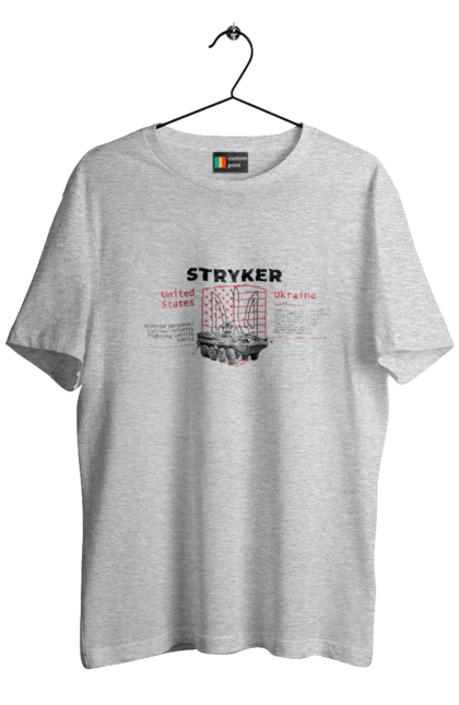Men`s t-shirt with prints Stryker. F16, howitzer, industrious, nasams, stryker, suzanne, zuzana. 2070702