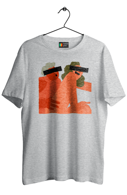 Футболка чоловіча з принтом "Кохання та прихована камера". Prikol, smex, гумор, дружба, жуйка, любов, мир, нас не впізнають, прихована камера, секс. 2070702