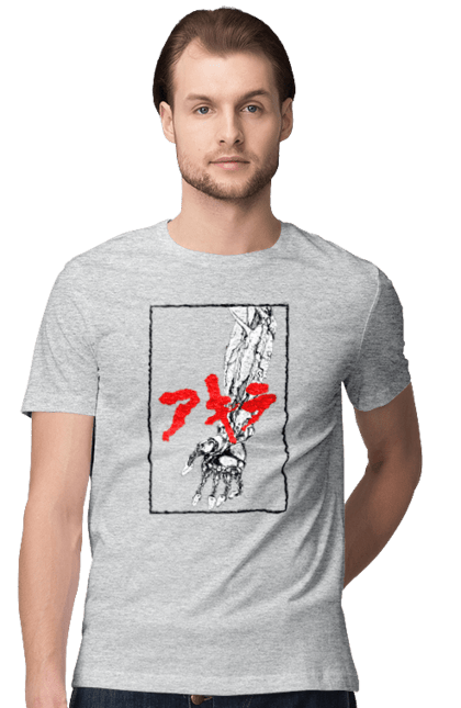 Men's t-shirt with prints Akira Tetsuo Shima. Akira, anime, cyberpunk, manga, tetsuo shima. 2070702