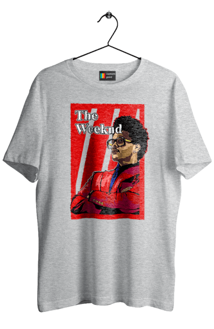 Men's t-shirt with prints The Weeknd. Actor, producer, singer, tesfaye, weeknd. 2070702