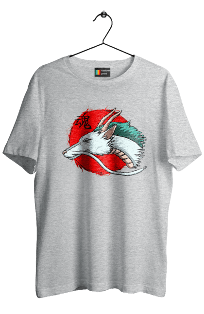 Men's t-shirt with prints Spirited Away Haku. Dragon, haku, spirited away, studio ghibli. 2070702