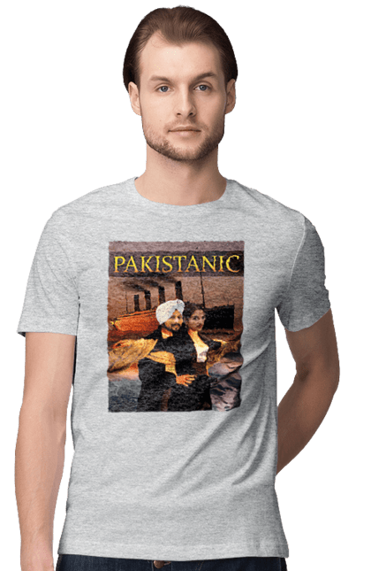 Футболка чоловіча з принтом "Pakistanic". Гумор, кіно, креативні, пакістан, приколи, прикольні, смішні, титанік, тренди, фільми. 2070702