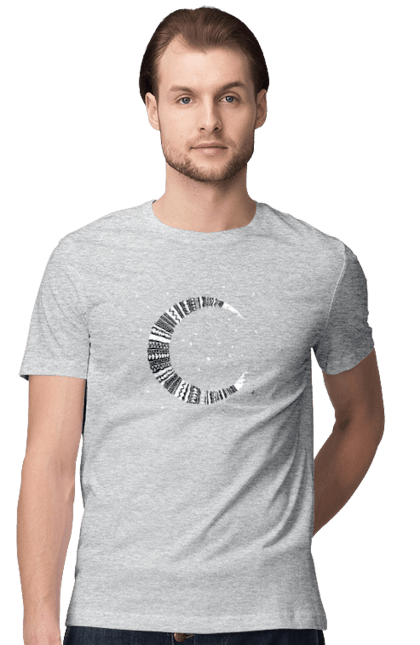 Men`s t-shirt with prints Gemini. Constellation, gemini, horoscope, sign, twins, zodiac, zodiac sign. 2070702