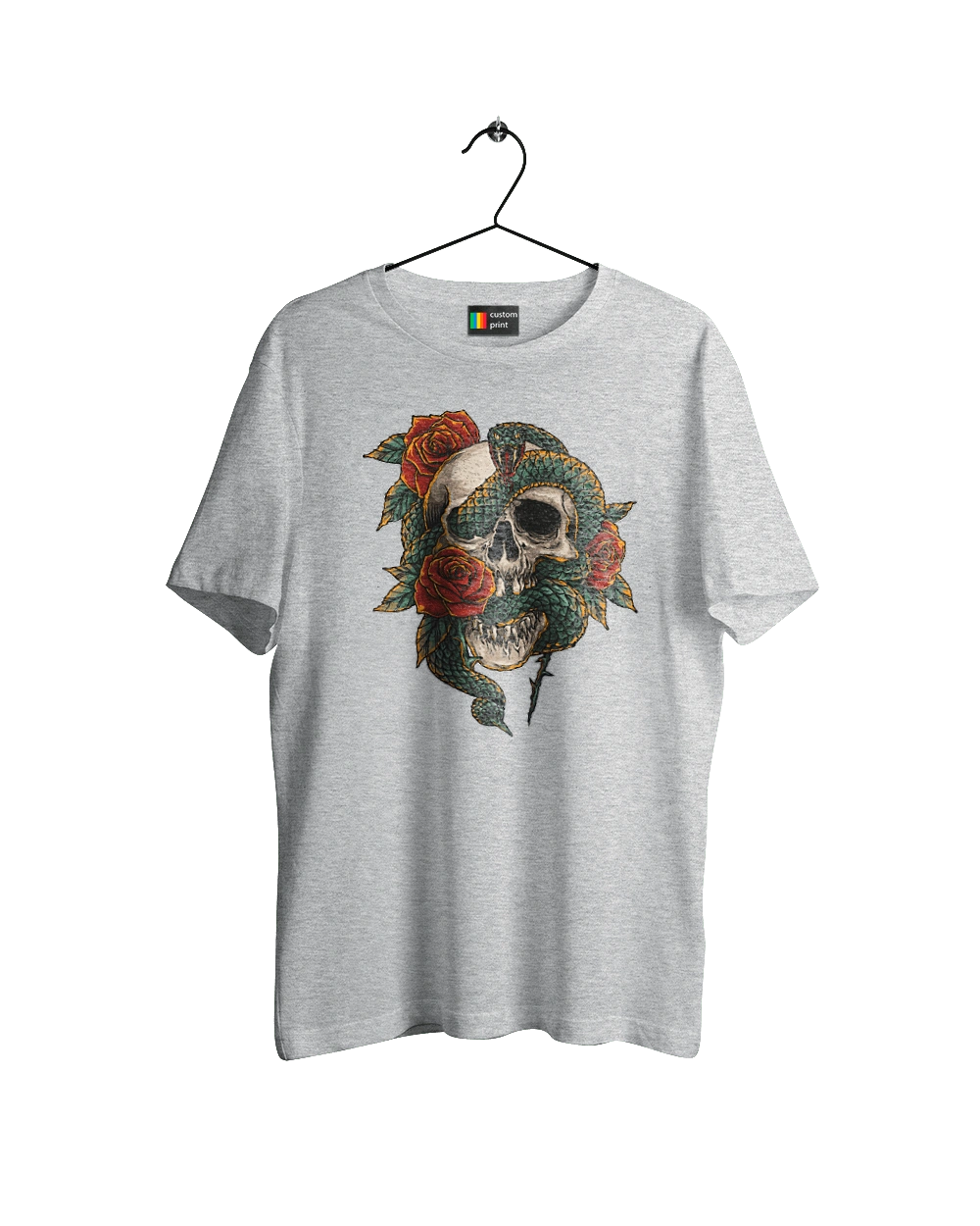 Череп зі змією