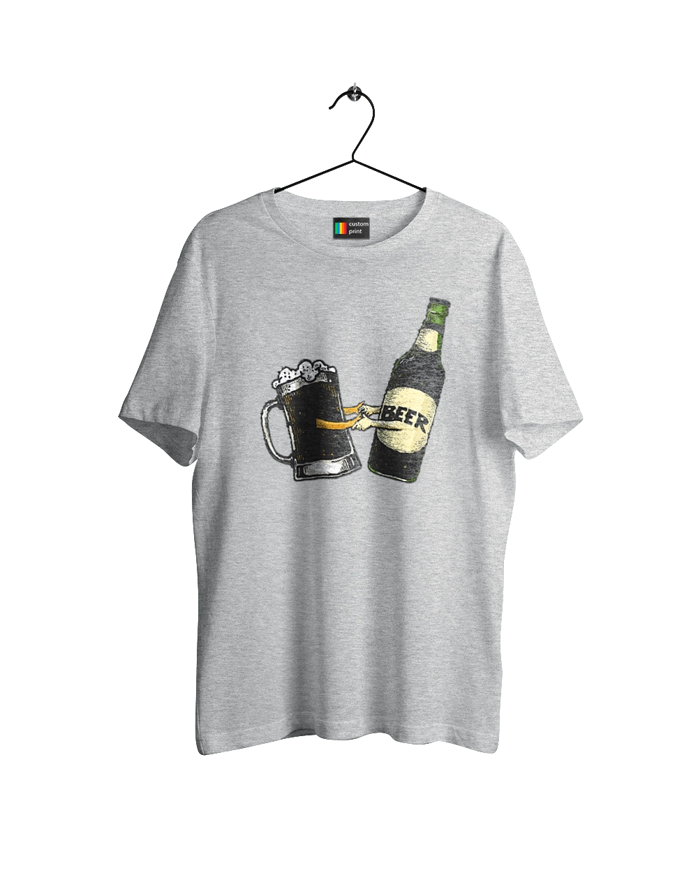 Bottle Of Beer With A Glass Of Beer