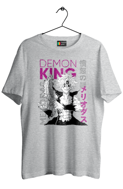 Men's t-shirt with prints Seven Deadly Sins Meliodas. Anime, dragon sin, manga, meliodas, seven deadly sins. 2070702