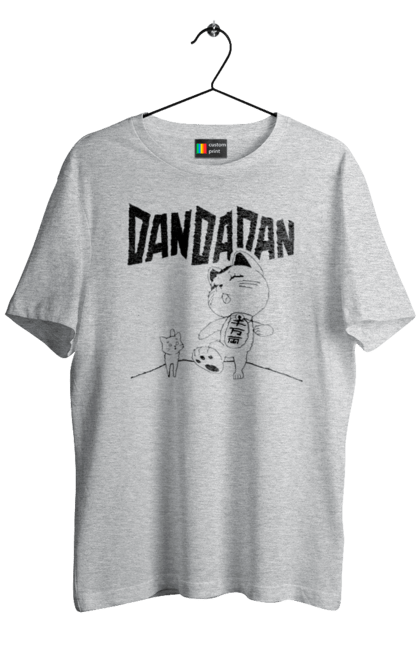 Футболка чоловіча з принтом "Дандадан Турбо бабка". Dandadan, turbo granny, yokai, аніме, дандадан, йокай, манга, турбо-бабка. 2070702