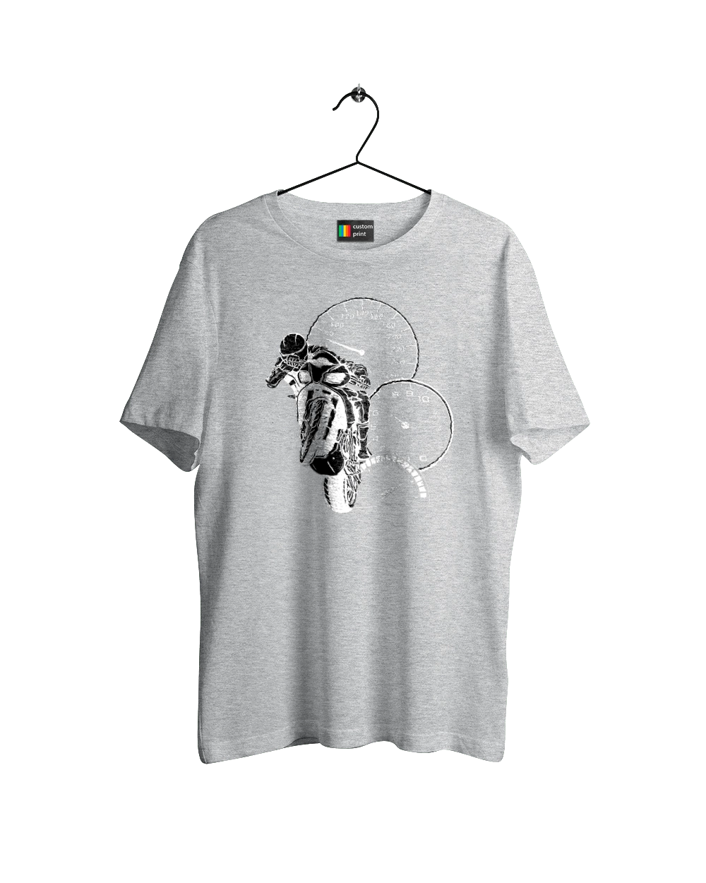 Motorcycle And Speed White