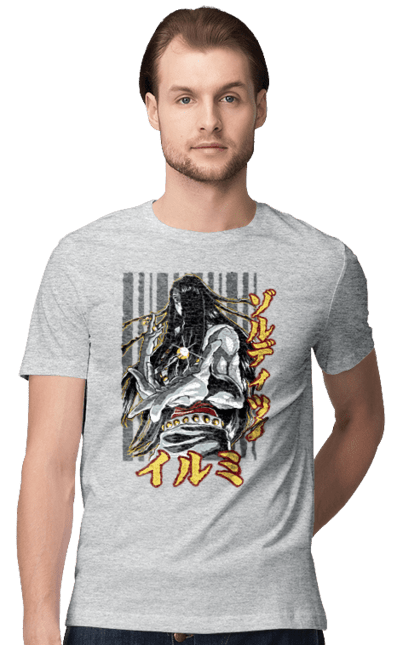 Men's t-shirt with prints Hunter × Hunter Illumi Zoldyck. Anime, hunter, hunter × hunter, hunter hunter, illumi, illumi zoldyck, manga, zoldyck. 2070702