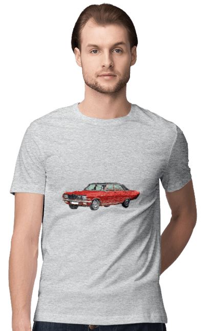 Men`s t-shirt with prints Auto.3. Auto, old car, photo, professional photo. 2070702