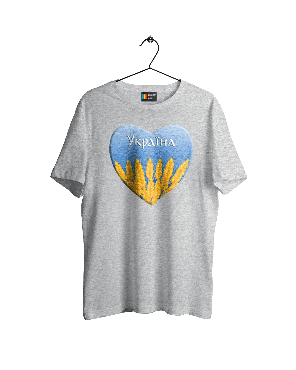 Серце з колосками Україна