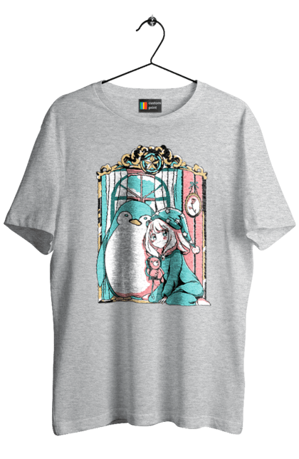 Футболка чоловіча з принтом "Сім'я шпигуна Аня". Spy x family, аниме, аня, йор, лойд, манга, сім я шпигуна. 2070702