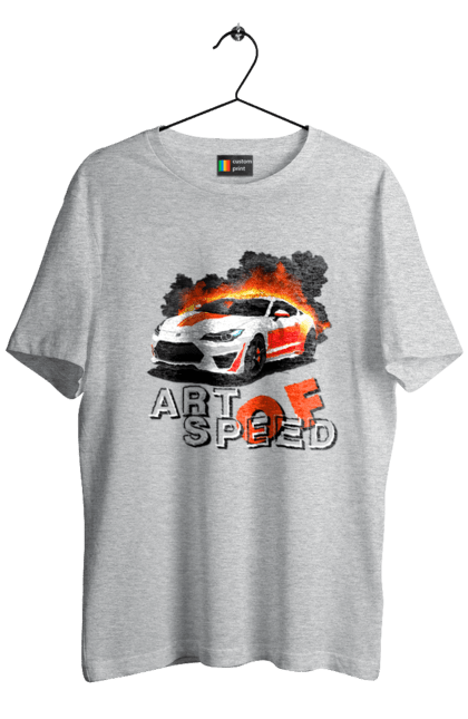 Men`s t-shirt with prints Speed. Auto, automobile, car, race, speed. 2070702