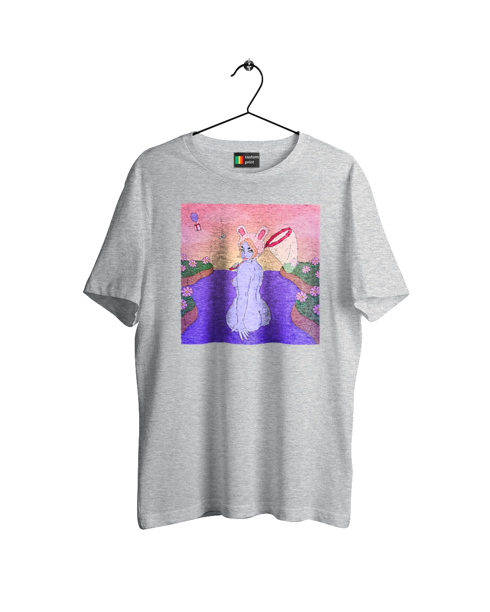 Purple Girl On The Hunt