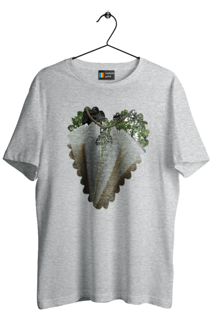 Men`s t-shirt with prints Book valentine. Books, decoration, heart, heart shape, love, nature, reading, wood. 2070702
