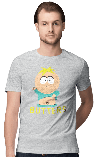 Men's t-shirt with prints South Park Butters. Butters, cartoon, leopold stotch, south park. 2070702