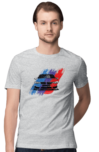 Футболка чоловіча з принтом "BMW". Bmw, авто, бмв, бмв фан, фанклуб. 2070702