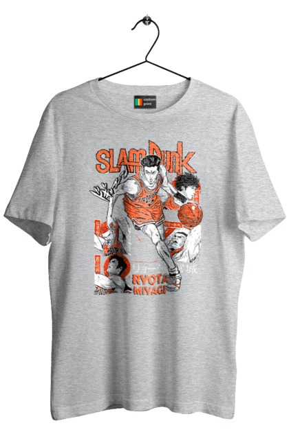 Men's t-shirt with prints Ryota Miyagi. Anime, basketball, comedy, manga, ryota miyagi, school, shonen, slam dunk, sports anime. 2070702