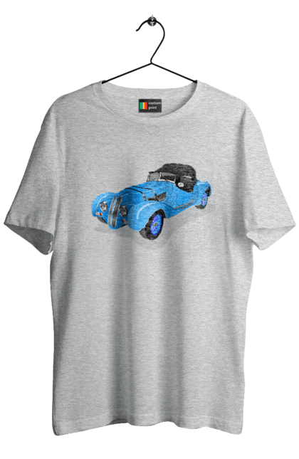 Men`s t-shirt with prints Car. Auto, car, classic, old, old machine. 2070702